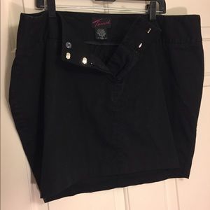 Black pencil skirt